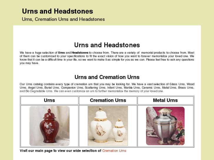 www.urnsandheadstones.com