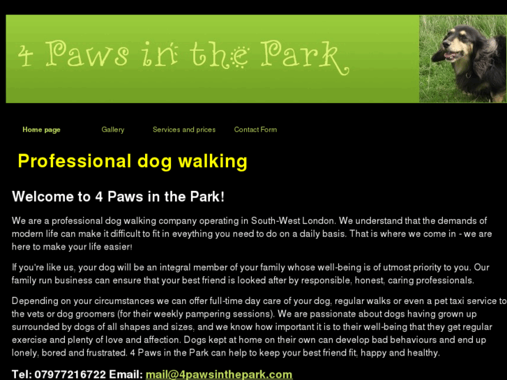 www.4pawsinthepark.com