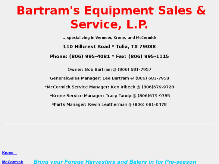 www.bartramsequipment.com