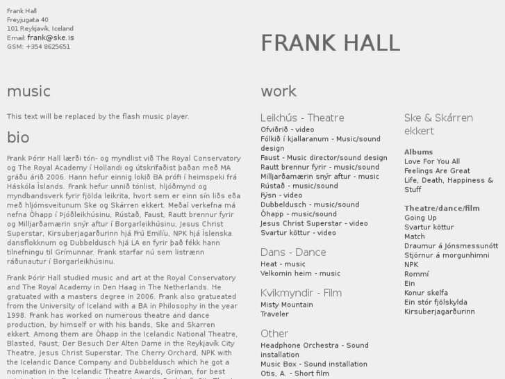 www.frankhall.org