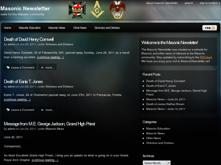 www.masonicnewsletter.net