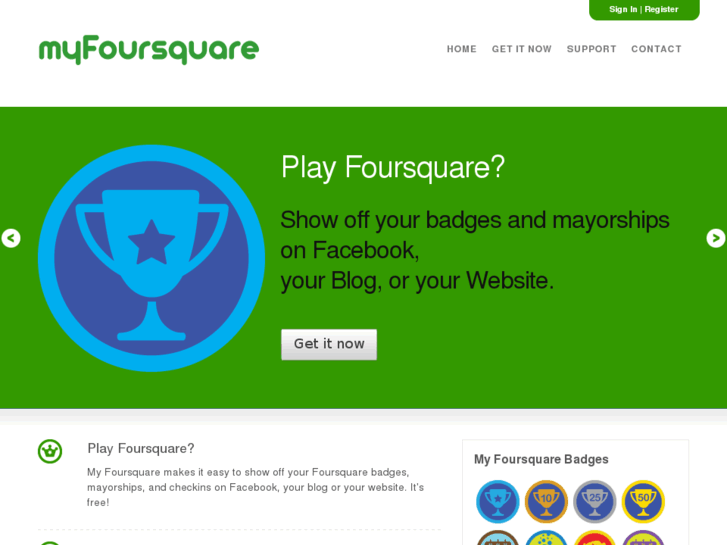 www.myfoursquare.net