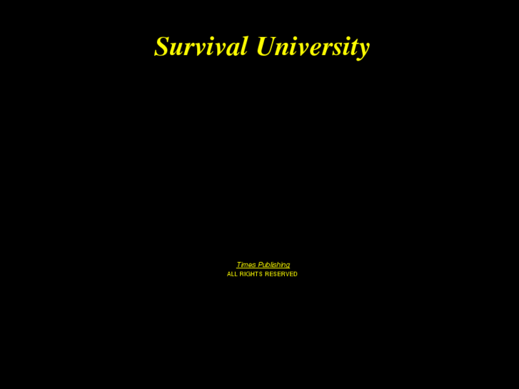 www.survivaluniversity.com