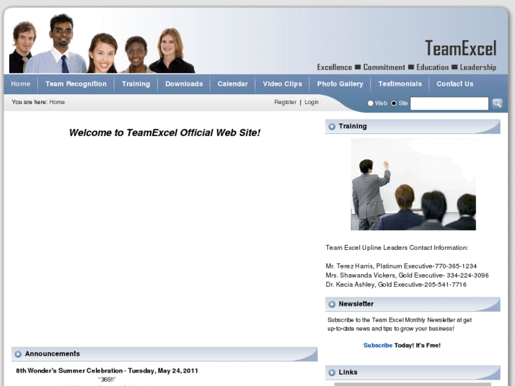 www.teamexcelsite.com