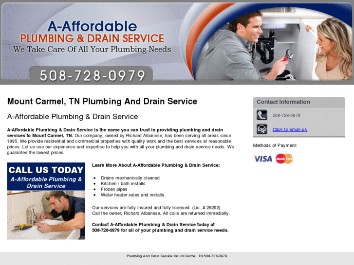 www.aafordableplumbing.com