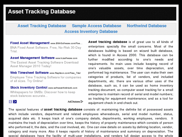 www.assettrackingdatabase.com