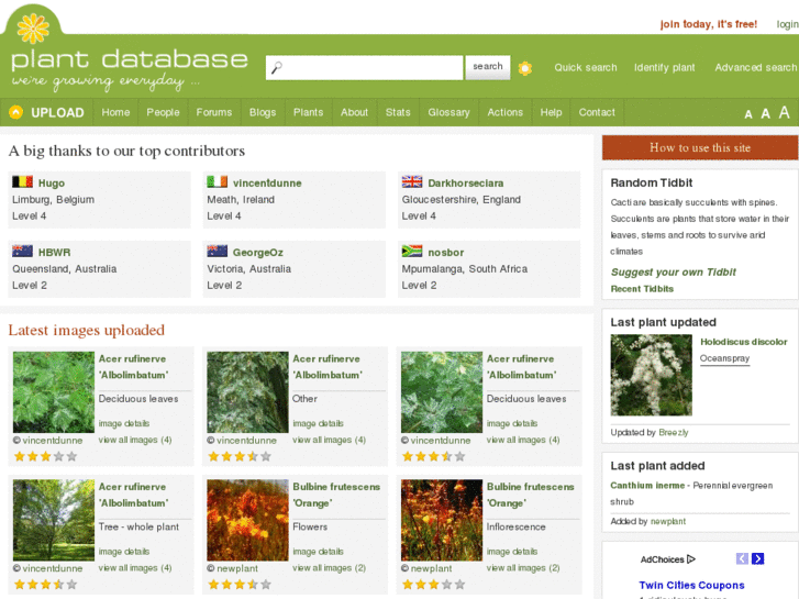 www.botanicdatabase.com