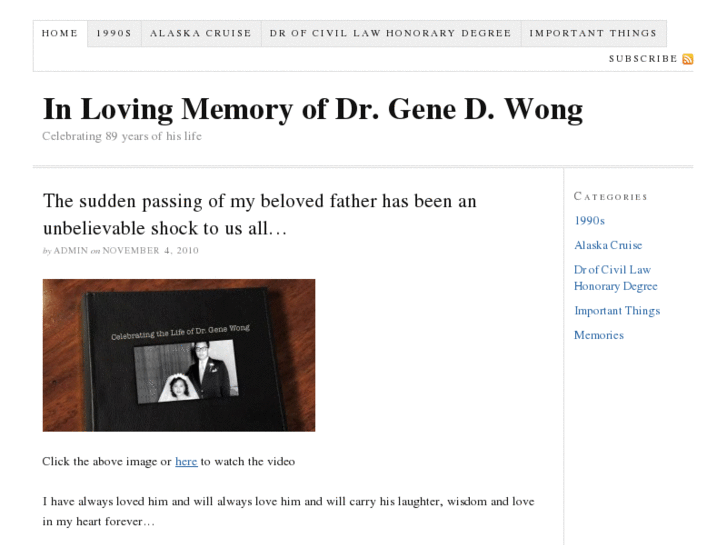 www.drgenedwonginlovingmemory.com