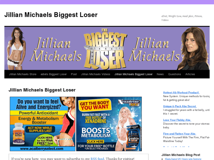 www.jillianmichaelsbiggestloser.com