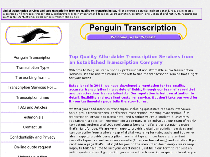 www.penguin-transcription.com