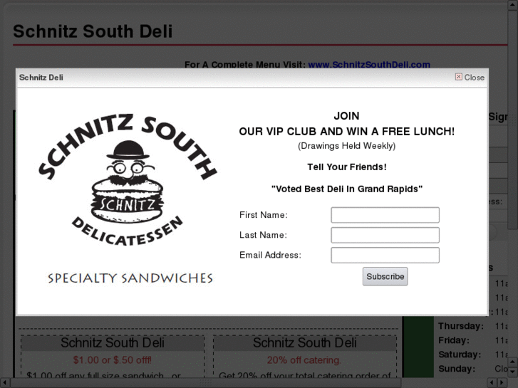 www.schnitzsouthvipclub.com