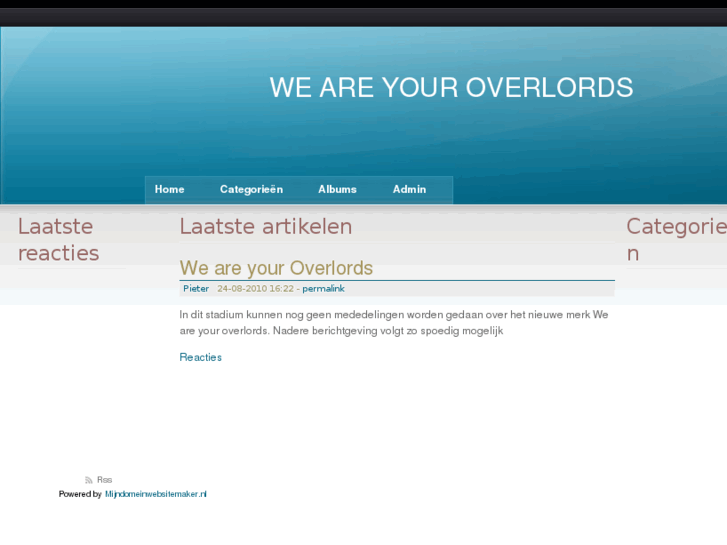 www.weareyouroverlords.com