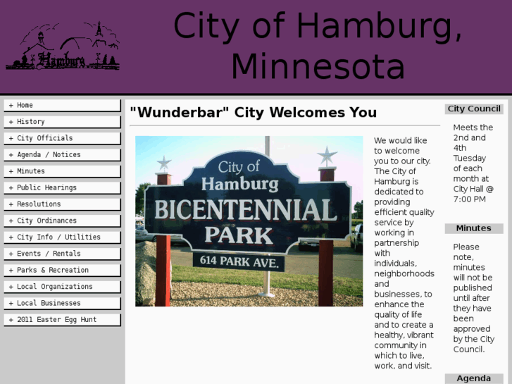 www.cityofhamburgmn.com