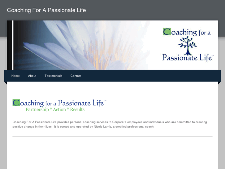 www.coachingforapassionatelife.com