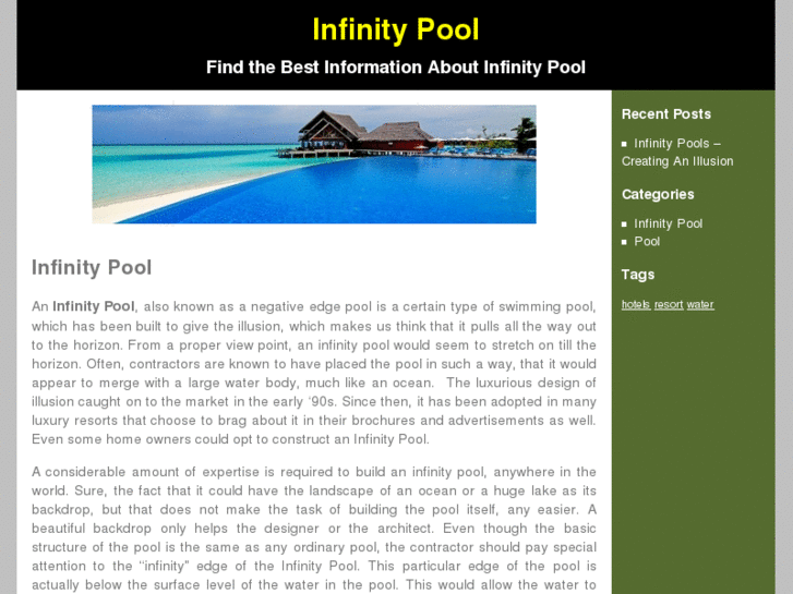 www.infinitypool.org