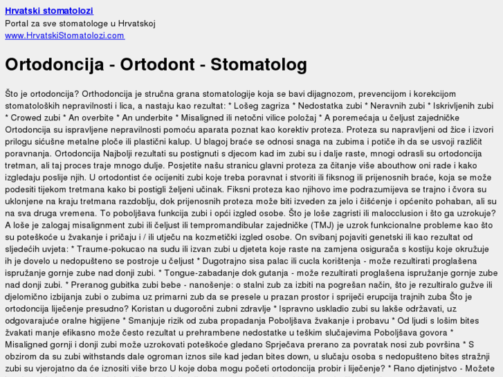 www.ortodoncija.org