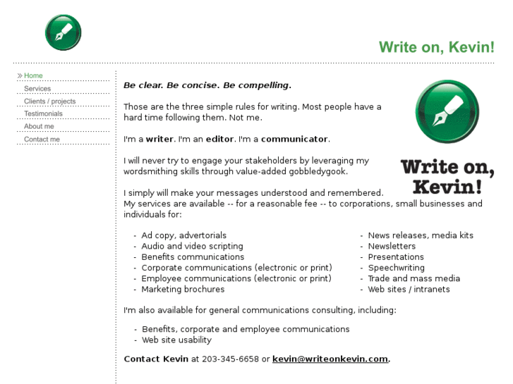 www.writeonkevin.com