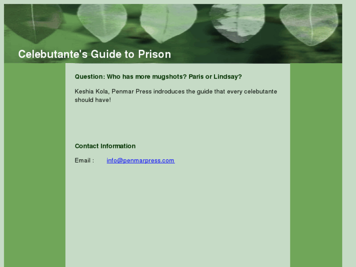 www.celebutantesguidetoprison.com