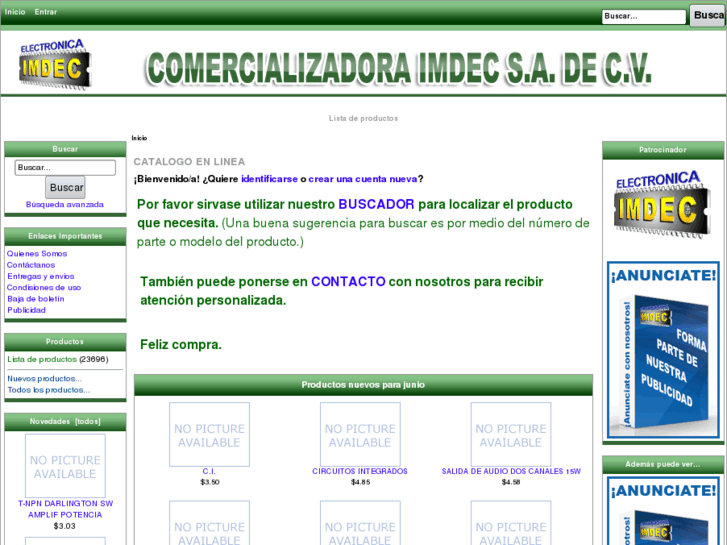 www.comercializadoraimdec.com