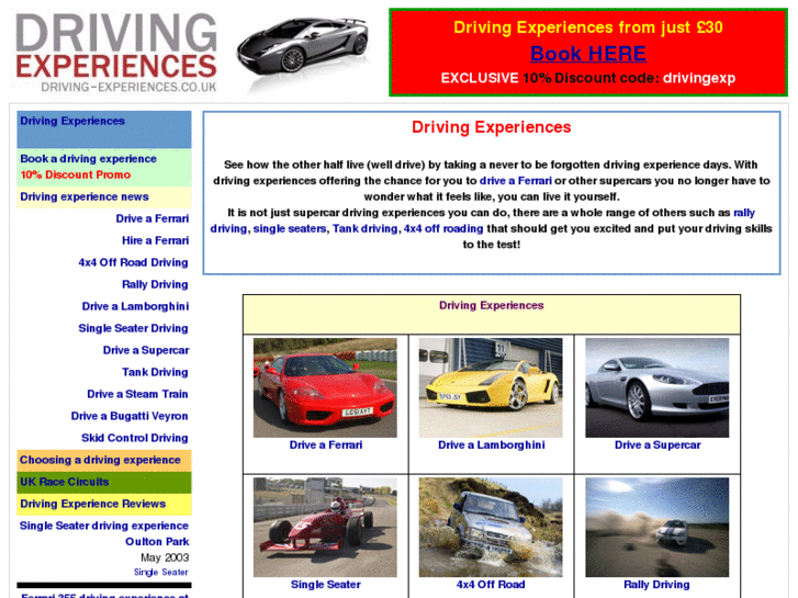 www.driving-experiences.co.uk