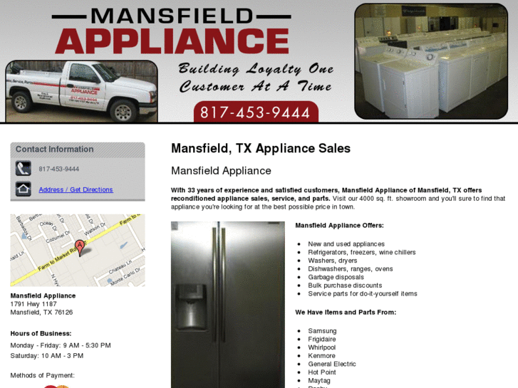 www.mansfieldappliance.com