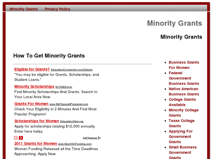 www.minority-grants-guide.com