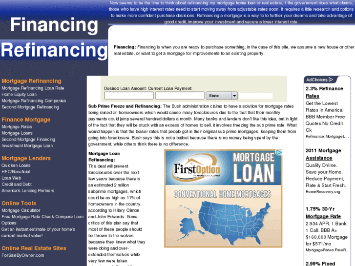 www.financingrefinancing.com