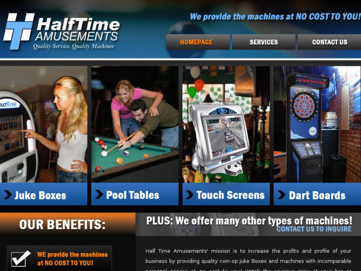 www.halftimeamusements.com