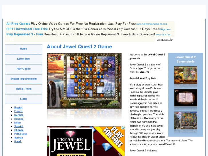 www.jewelquest2onlinegame.com