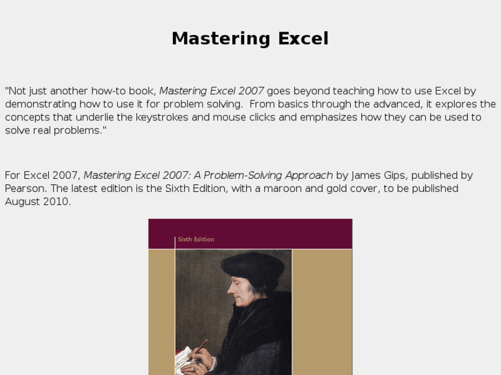 www.masteringexcel.com