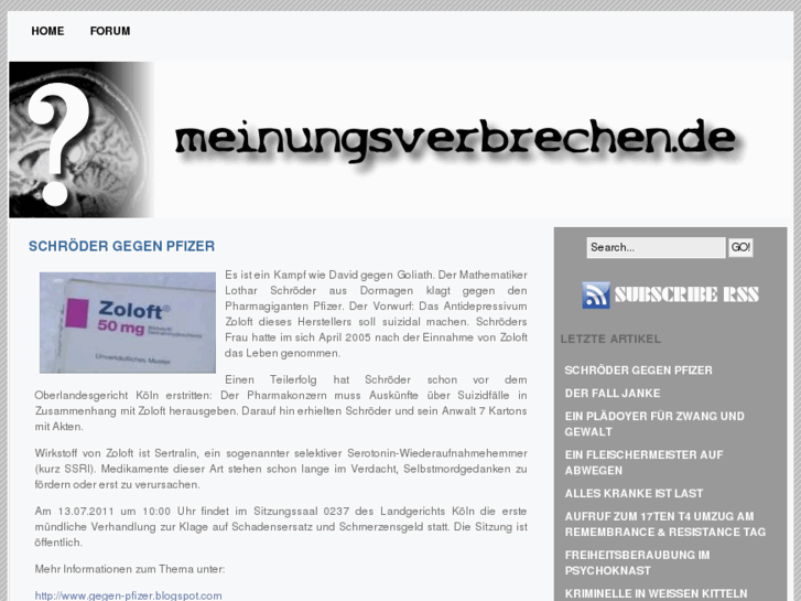 www.meinungsverbrechen.de