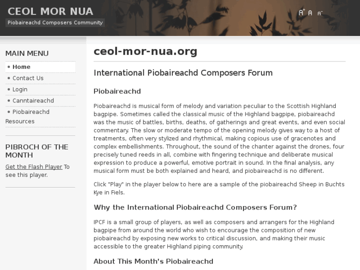 www.ceol-mor-nua.org