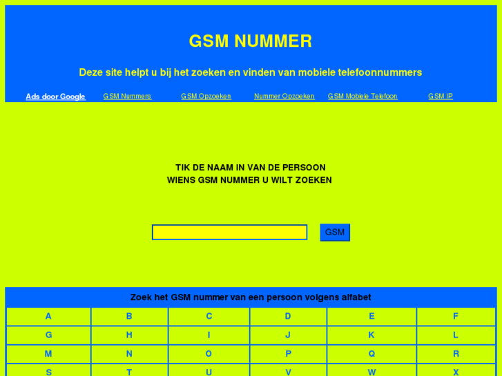 www.gsmnummer.com