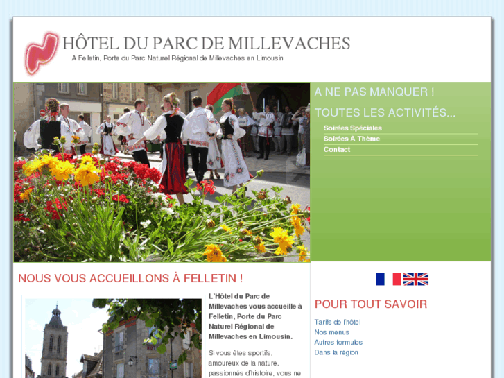 www.hotelduparcdemillevaches.net