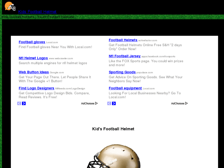 www.kidsfootballhelmet.com