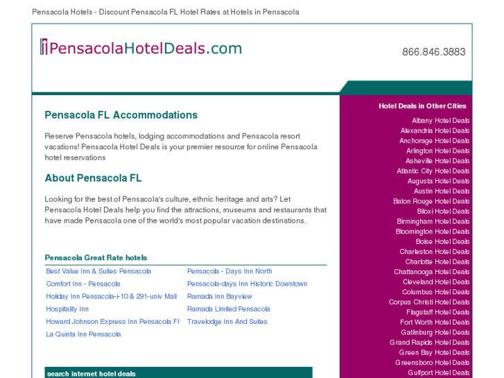 www.pensacolahoteldeals.com