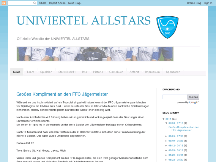 www.univiertel-allstars.com