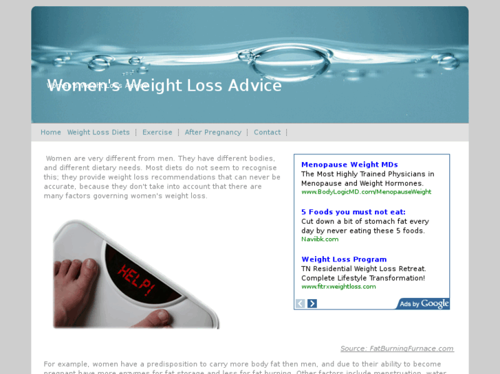 www.womenweightlossadvice.com