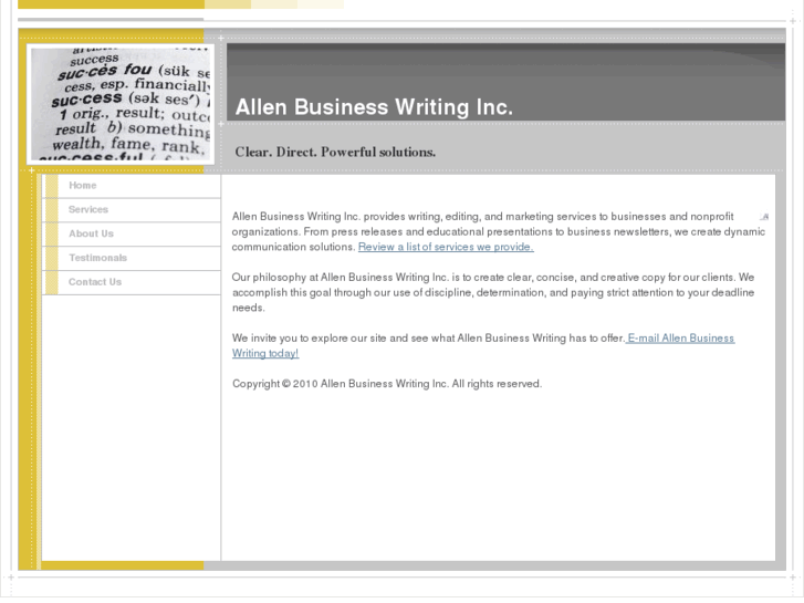 www.allenwriting.com