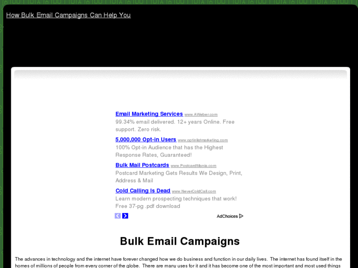 www.bulkemailcampaigns.com