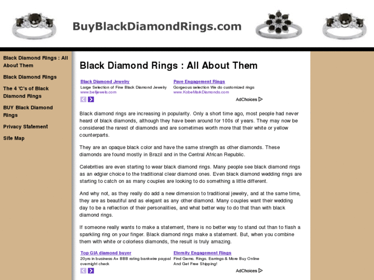 www.buyblackdiamondrings.com