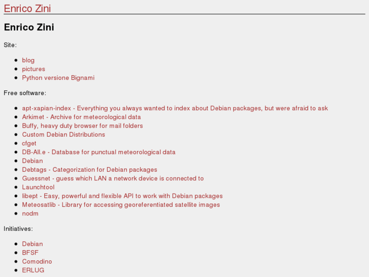 www.enricozini.org