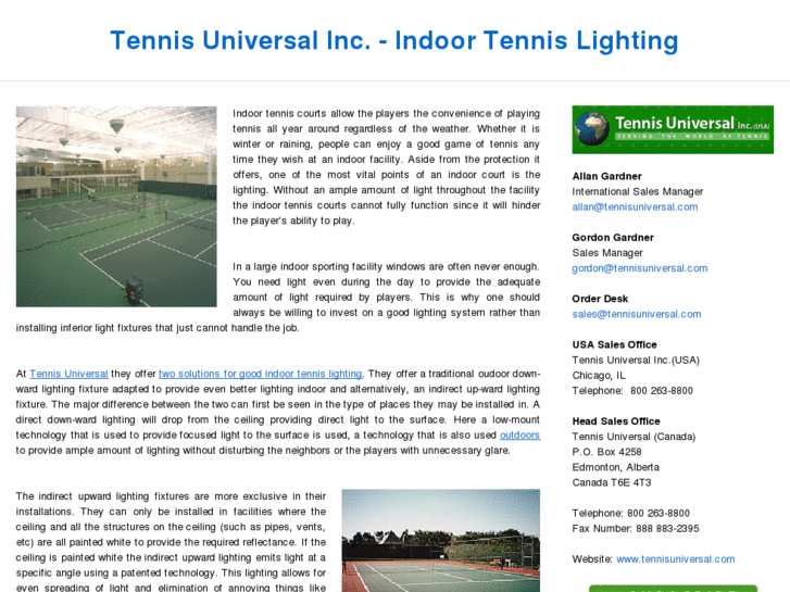 www.indoortennislighting.com