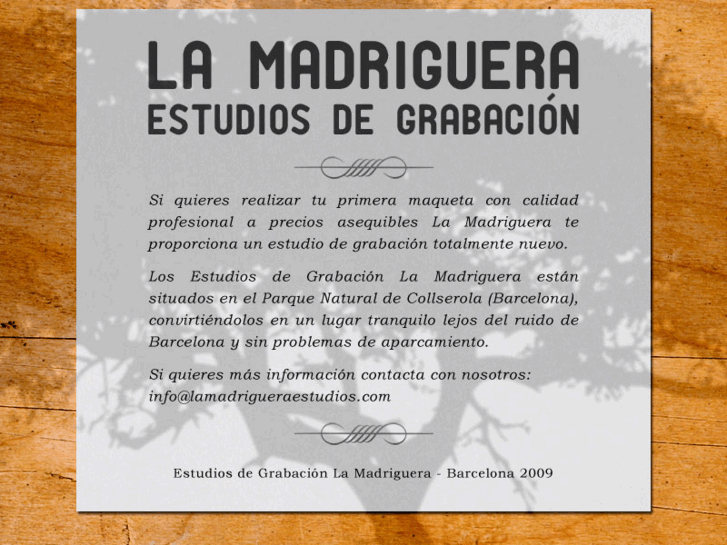 www.lamadrigueraestudios.com