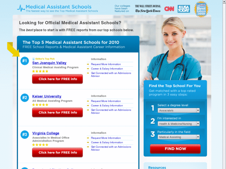 www.medicalassistantschools.org