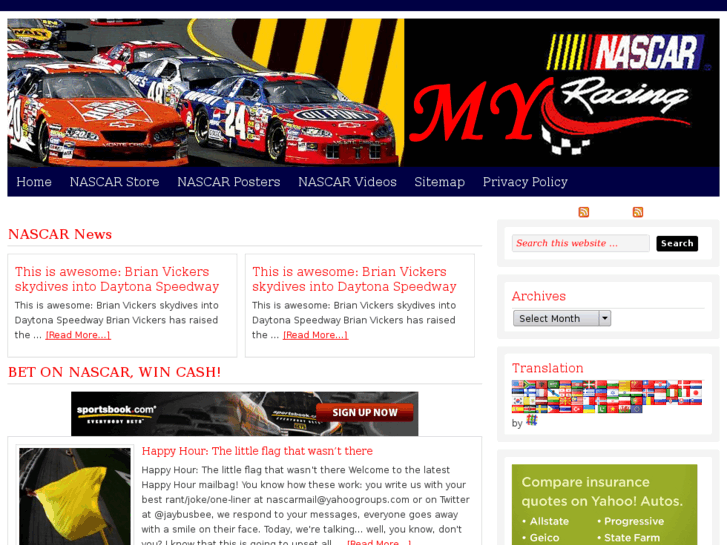 www.mynascarracing.com