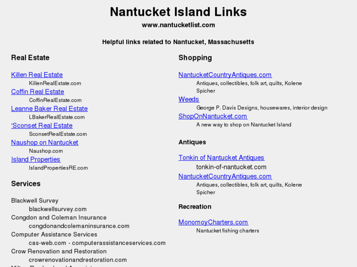 www.nantucketlist.com