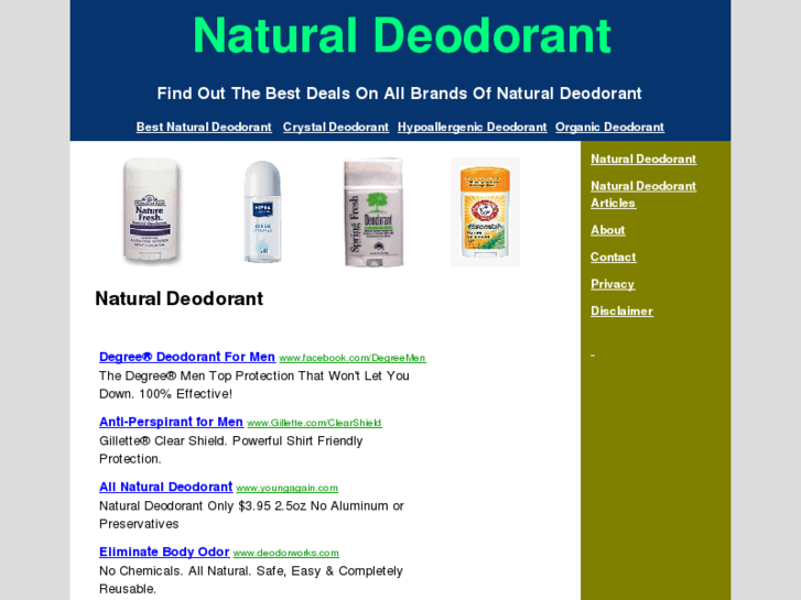 www.naturaldeodorant.org