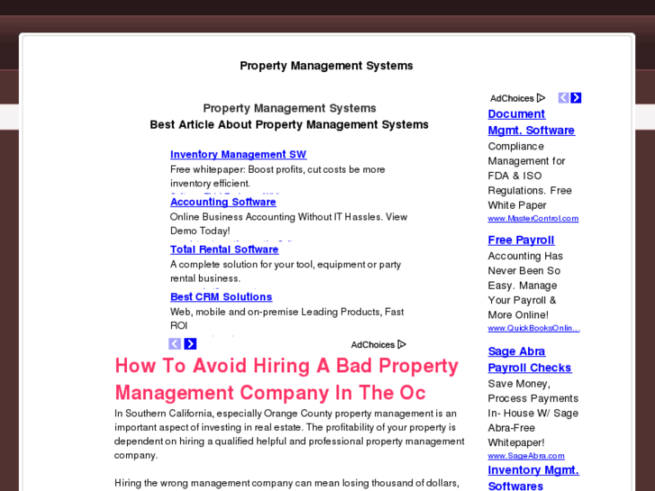 www.propertymanagementsystems.org