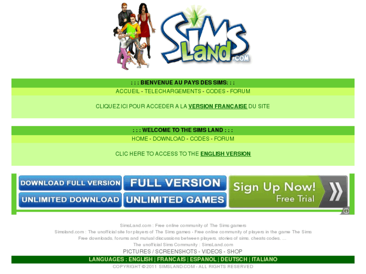 www.sims-land.com